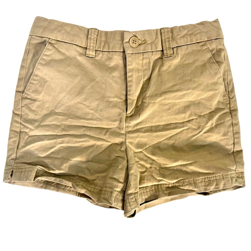 Magellan Girls tan shorts with adjustable waist size 14